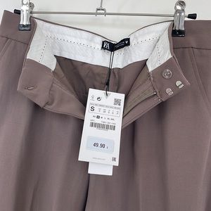 Zara brown trouser pant size small
